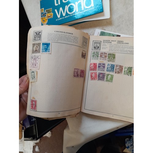 23 - Collection of 20th century stamps of the world mounted in 2 x albums, loose mint and used stamps