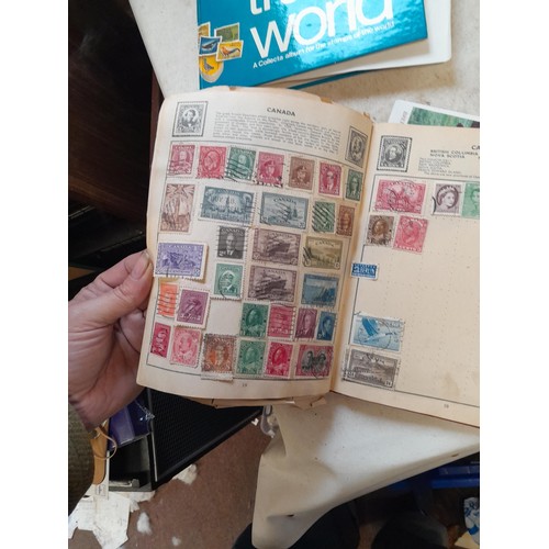 23 - Collection of 20th century stamps of the world mounted in 2 x albums, loose mint and used stamps