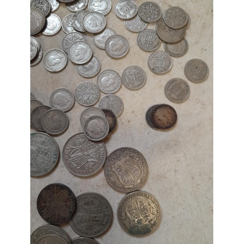 117 - Approx 440 g of pre 1947 silver coins