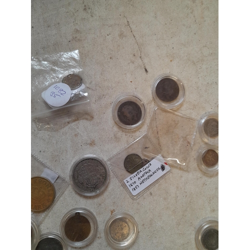 159 - Coins : fantasy coins included among GB base metal and other coins