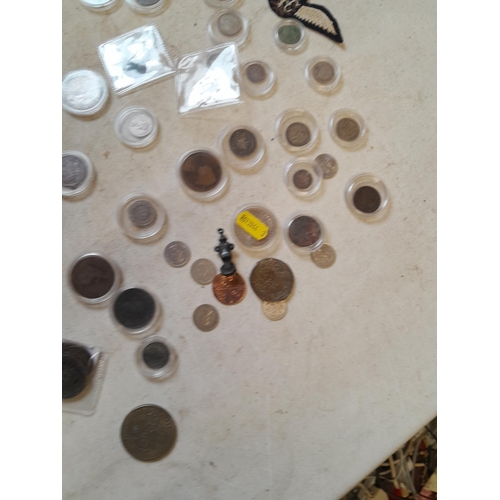 159 - Coins : fantasy coins included among GB base metal and other coins