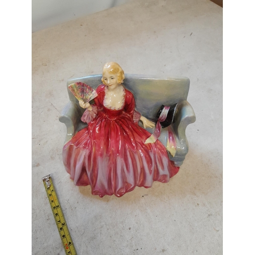 303 - Damaged rare Royal Doulton figure : Sweet and Twenty