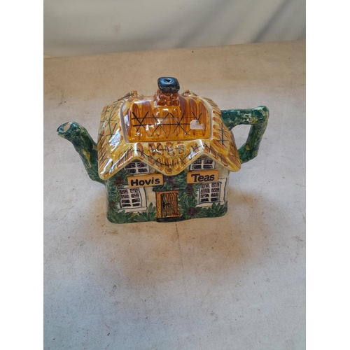 625 - Rare Ltd Edition Price of Kensington Cottage Ware teapot advertising Hovis teas 19 /150