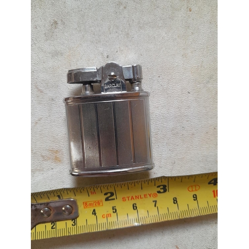 656 - Barclay pocket petrol lighter from 1960s