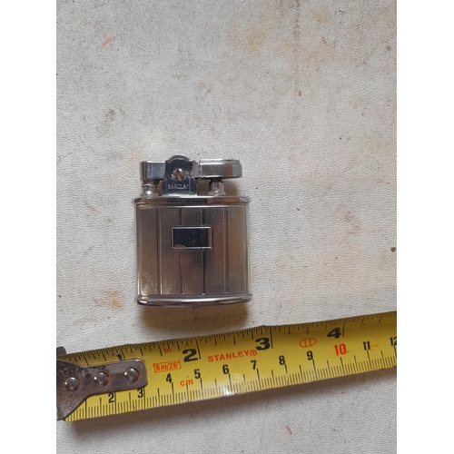 656 - Barclay pocket petrol lighter from 1960s