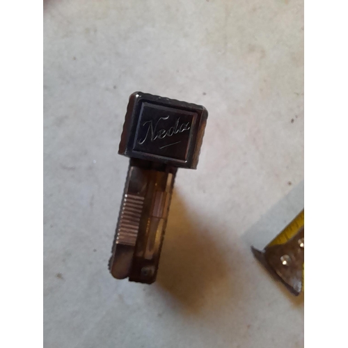 659 - Dupont  silver plated  gas lighter with diamond cut decoration Serial No L3HS1