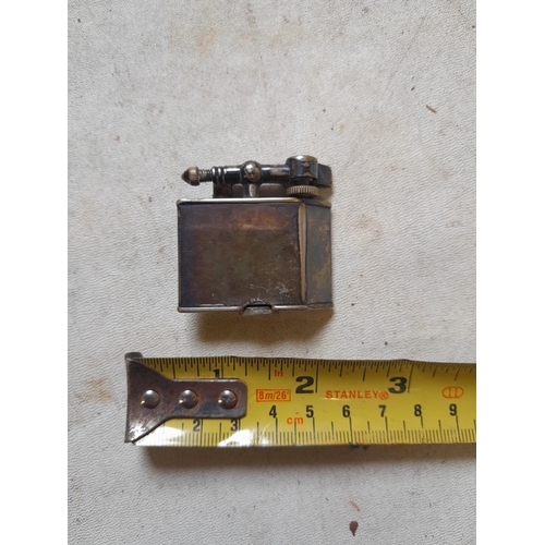 664 - Parker Beacon silver plated lift arm pocket lighter from the 1930s in working order, needs fuel and ... 