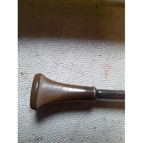 669 - Dunhill silver cigarette holder, early example with NO ejector mechanism with original mouth piece 7... 
