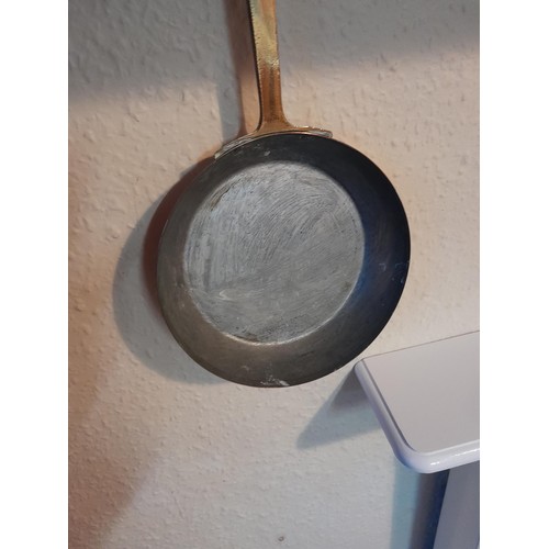 101 - Vintage copper frying pans