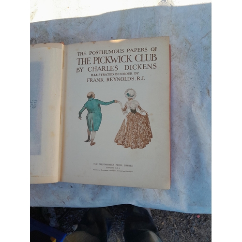 27 - Single Volume : Pickwick Papers by Charles Dickens illustrated by Frank Reynolds