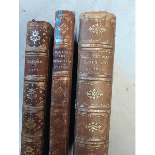 31 - 3 x leather bound volumes