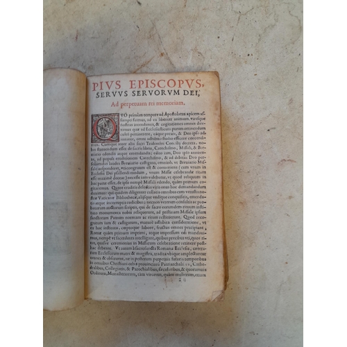 37 - Single volume : 1637 Edition of Missale Romanum, in fairly good order given age