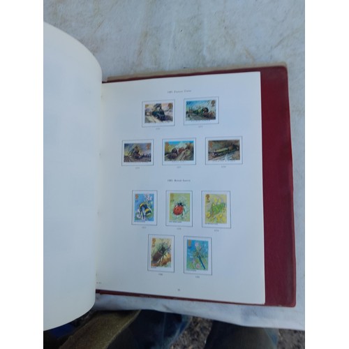 75 - Random array of GB, Commonwealth and stamps of the world, mint and used in 8 albums