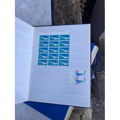 77 - Stamps : Approx 8 kg of loose and other GB and other stamps, albums, sheets, album pages and related... 