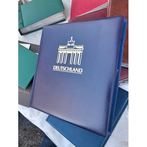 78 - Large array of German First Day Stamp Covers in 12 binders