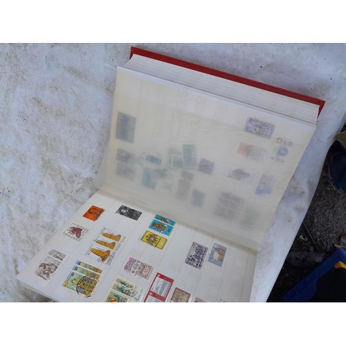 79 - Large array of GB, Commonwealth and World stamps from all eras  mounted minted and used in 18 stock ... 