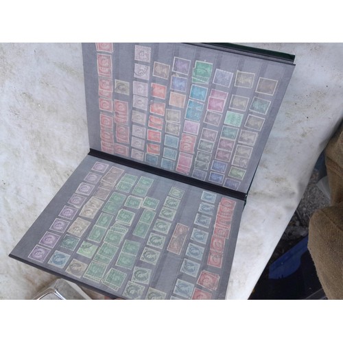 79 - Large array of GB, Commonwealth and World stamps from all eras  mounted minted and used in 18 stock ... 