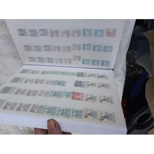 79 - Large array of GB, Commonwealth and World stamps from all eras  mounted minted and used in 18 stock ... 