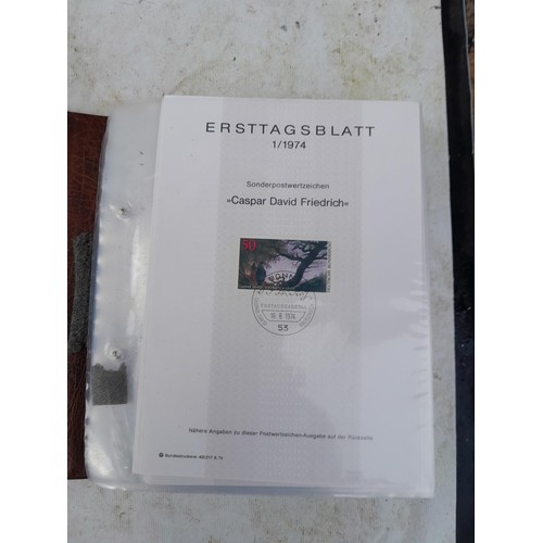 80 - Stamps : Large array of German Ersttagblatts in 13 folders and some loose