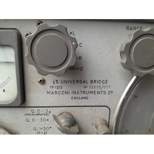 35 - Marconi TF 1313 Universal Bridge Valve Vacuum Tube