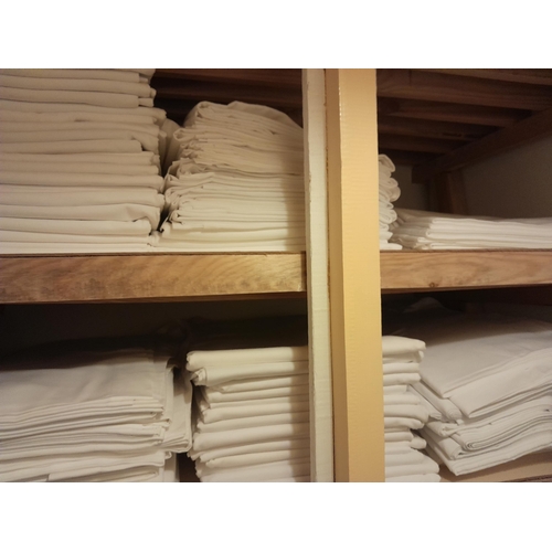 120 - Sheets, singles and doubles, all cotton