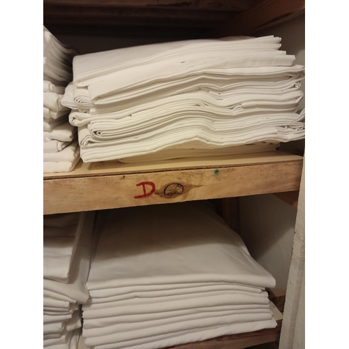 120 - Sheets, singles and doubles, all cotton