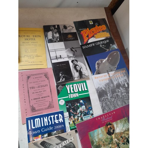 221 - Collection of tourist ephemera, magazines etc & Love Is mirror etc.