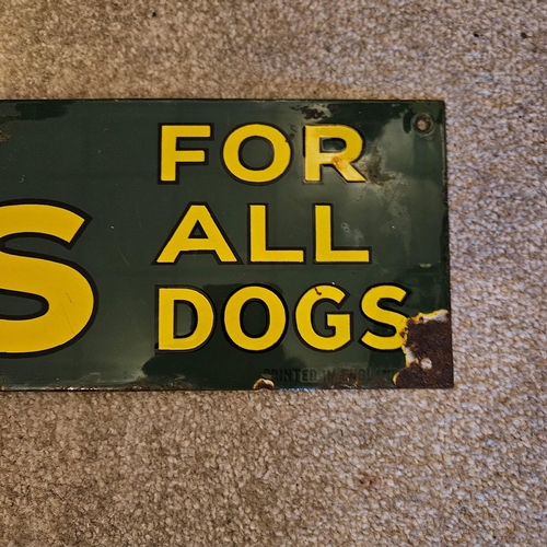 551 - Vintage enamel sign : Spillers Shapes