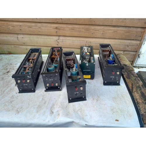 103 - Racal and other units that include capacitors and transformers  for spares and repairs