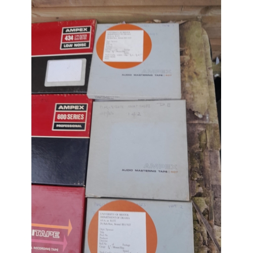 180 - Assorted reel to reel tapes