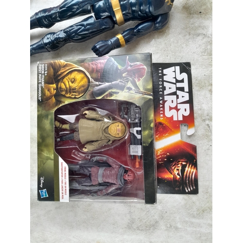 27 - Boxed Star Wars figures & 2 x other action figures