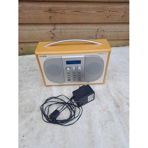 35 - Modern EVOKE 2 XT DAB radio with lead