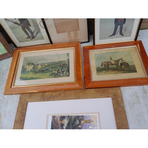 50 - An Array of various prints & 1 x watercolour not signed