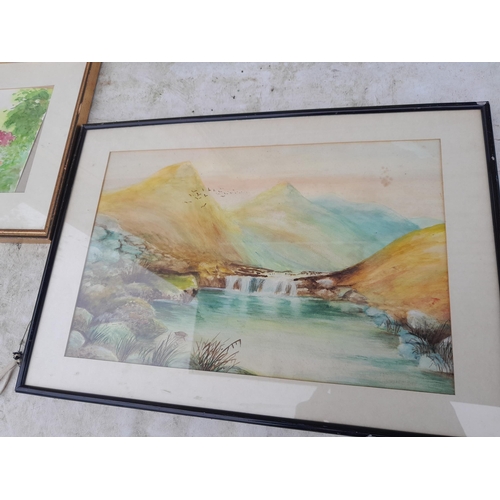 50 - An Array of various prints & 1 x watercolour not signed