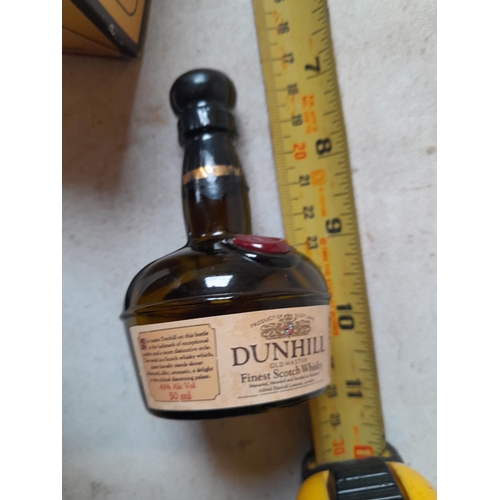 91 - Dunhill miniature whisky sealed in original box with considerable ullage