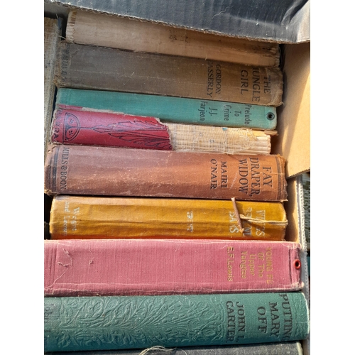 6 - Box of books : 20th century fiction, early and 1st editions noticed