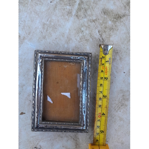 536 - Silver photograph frame