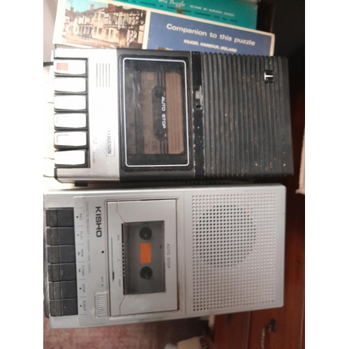 24 - Toshiba cassette deck PC 3110, Kisho & Fergusson portable cassette players & Grundig Party Boy 700 r... 