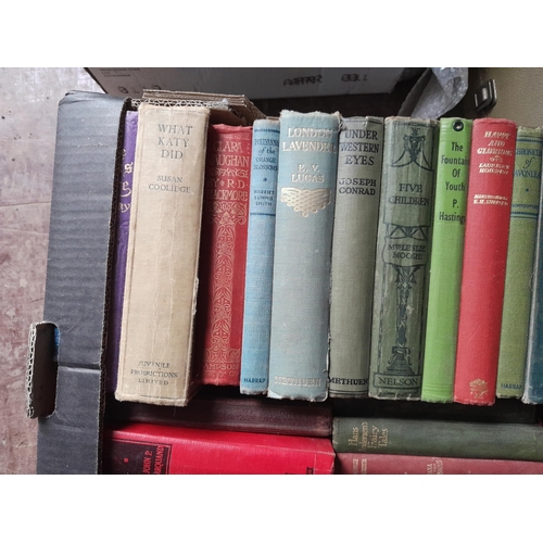 32 - Box of books : mainly 20th century fiction, earlier editions noticed