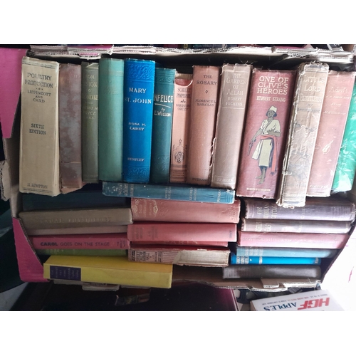 35 - Box of books : 20th century fiction earlier editions noticed