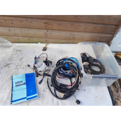 51 - Assorted cables & Radio Society NBFM manual