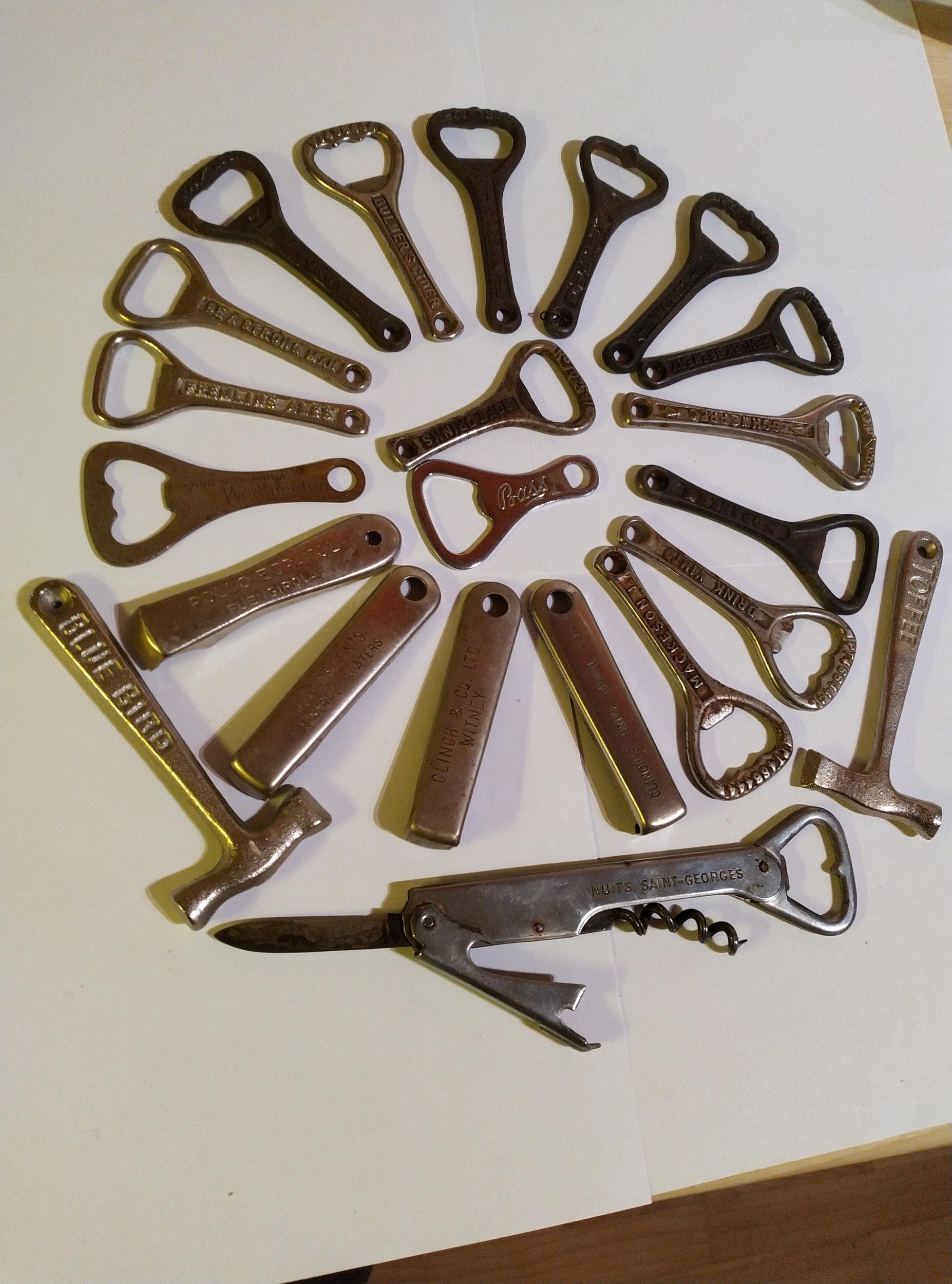 Breweriana interest Collection of Crown Cork bottle openers and