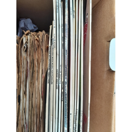 204 - Collection of records and singles and 78s mainly easy listening