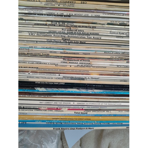 204 - Collection of records and singles and 78s mainly easy listening