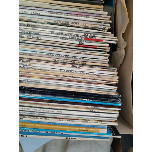 204 - Collection of records and singles and 78s mainly easy listening