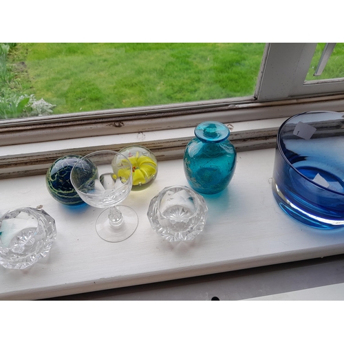 1A - Assorted 20th century coloured and other glassware, Caithness etc.