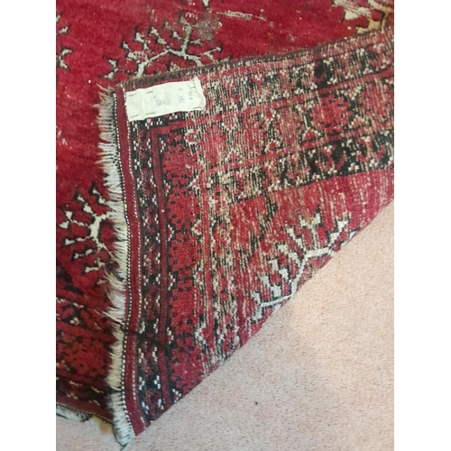 36 - Early 20th century hand woven Persian rug 108 cms