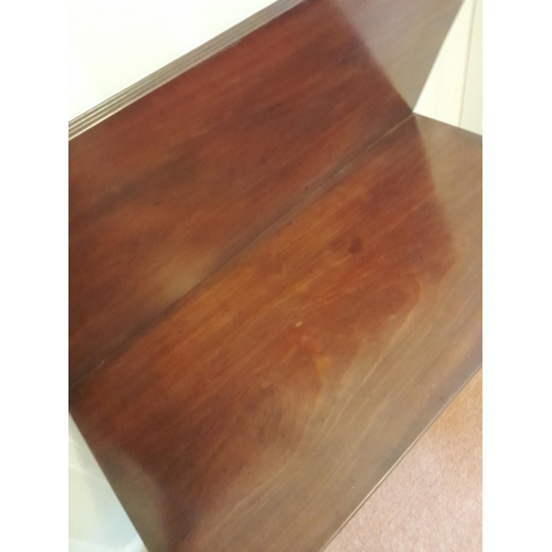 37 - 19th century mahogany tip table card table 90 cms x 78 cms x 45 cms