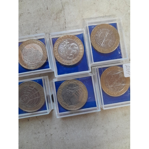 291 - Coins : 10 x  Collectable reverse head £2 coins