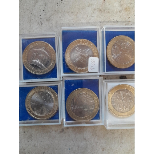 292 - Coins : 10 x  Collectable reverse head £2 coins